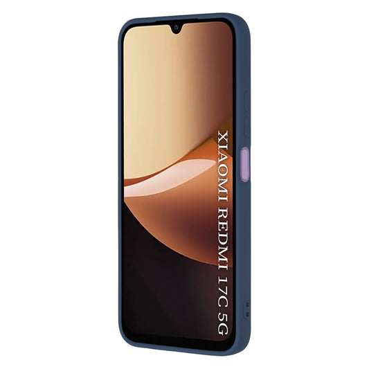 Hoesje voor Xiaomi Redmi 17C 5G, Techsuit, SoftFlex, marineblauw