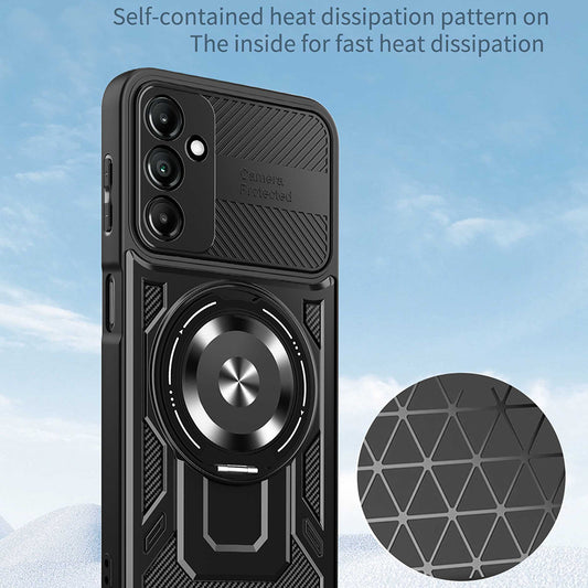 Hoes voor Xiaomi Redmi A7 Pro 4G, Techsuit, RuggedCam, Blauw