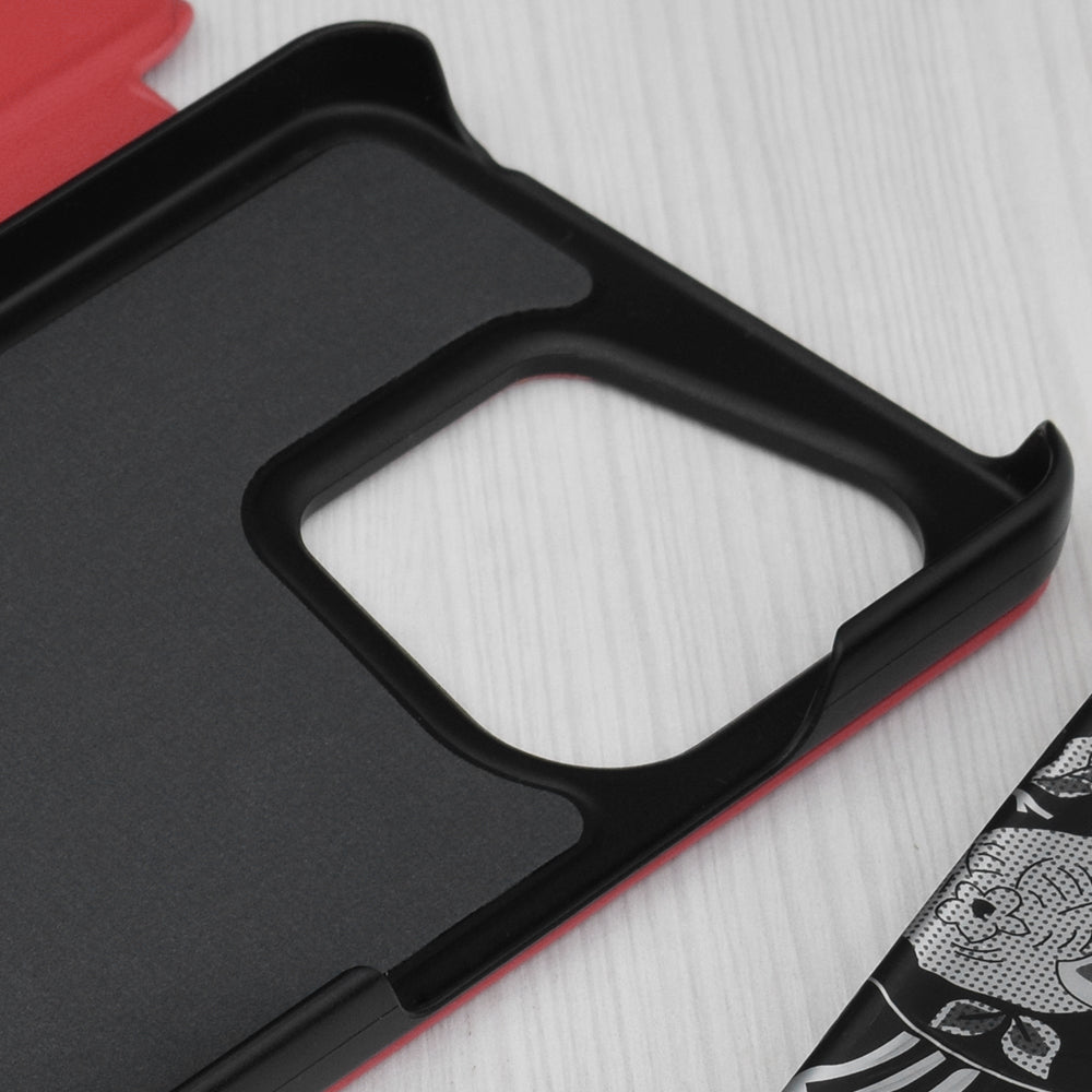 Hoes voor Xiaomi Redmi Note 13 4G, Techsuit, eFold, Rood