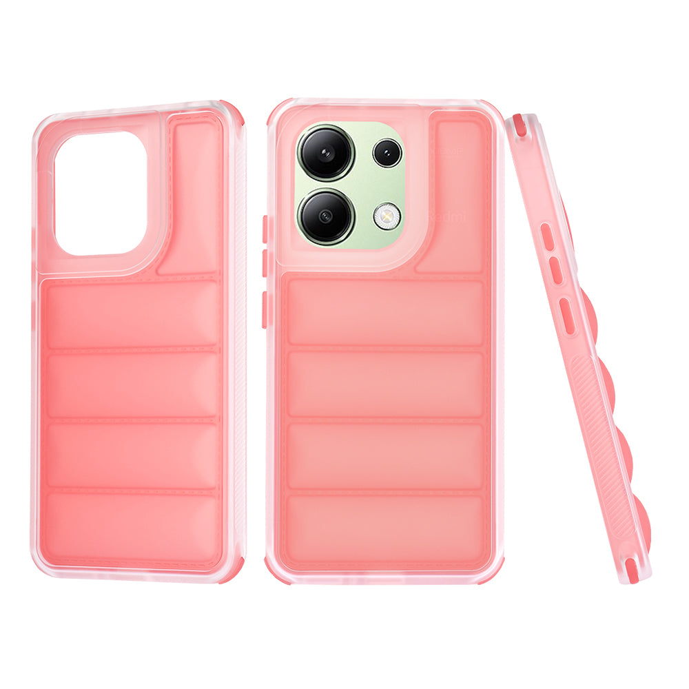Hoes voor Xiaomi Redmi Note 13 4G, Techsuit, Wave Shield, Rood