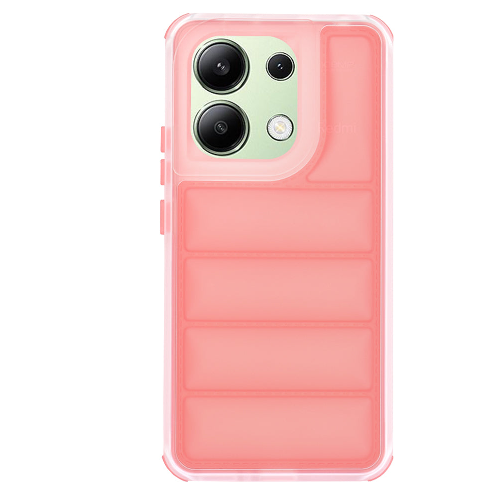 Hoes voor Xiaomi Redmi Note 13 4G, Techsuit, Wave Shield, Rood
