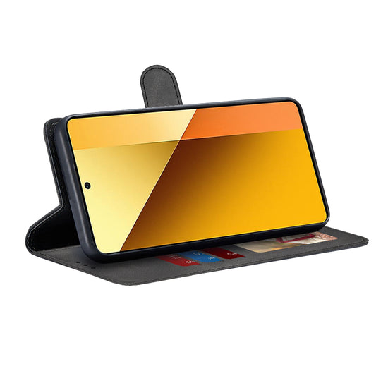 Hoes voor Xiaomi Redmi Note 13 5G, Techsuit, Diary Book, Zwart