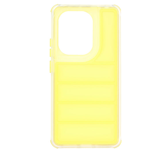 Hoesje voor Xiaomi Redmi Note 13 Pro 4G / Poco M6 Pro 4G, Techsuit, Wave Shield, Geel