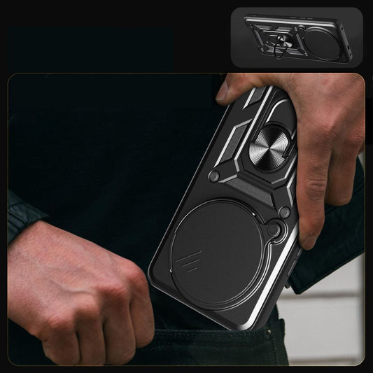 Hoesje voor Xiaomi Redmi Note 14 Pro 4G, Techsuit, CamShield, Zwart