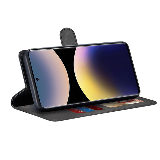 Hoes voor Xiaomi Redmi Note 14 Pro+ 5G, Techsuit, Diary Book, Zwart