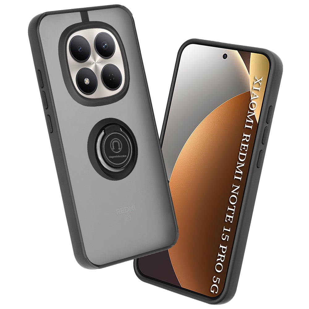 Hoes voor Xiaomi Redmi Note 15 Pro 5G, Techsuit, Glinth, Zwart