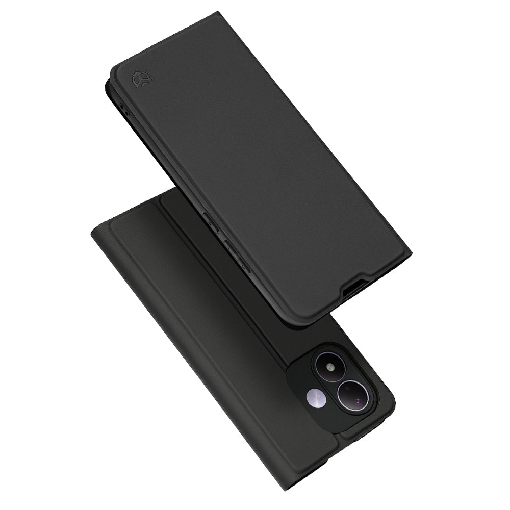 Hoess voor Xiaomi Redmi Note 17 4G / Note 17 5G, Techsuit, Magskin Book, zwart