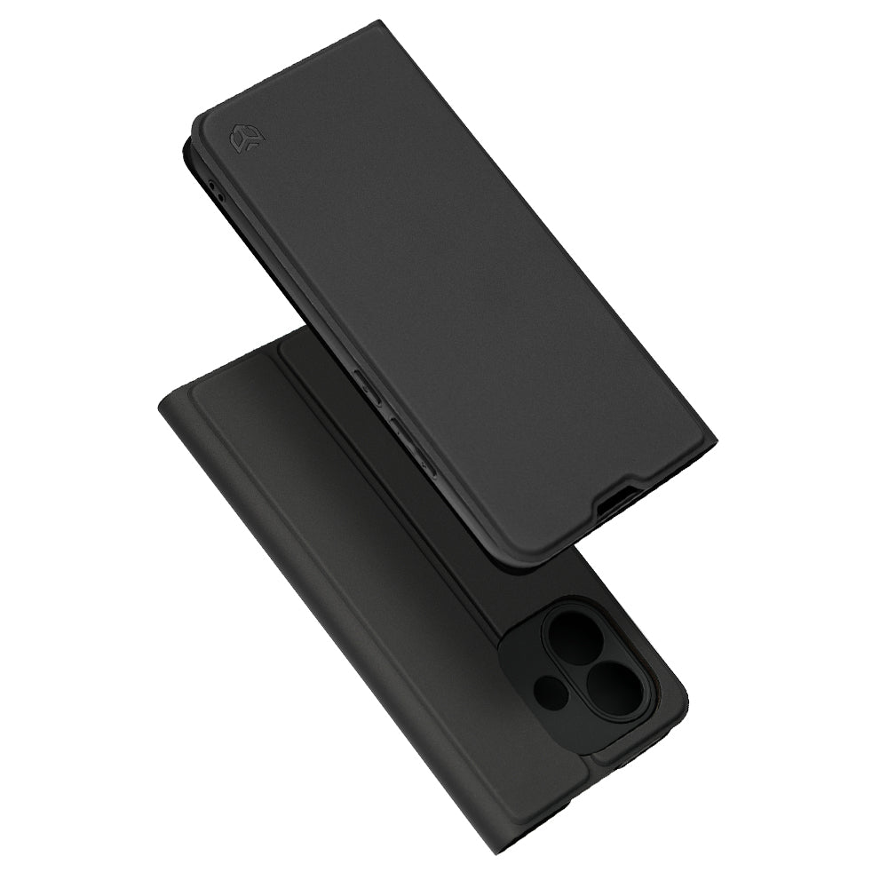 Hoess voor Xiaomi Redmi Note 17 4G / Note 17 5G, Techsuit, Magskin Book, zwart