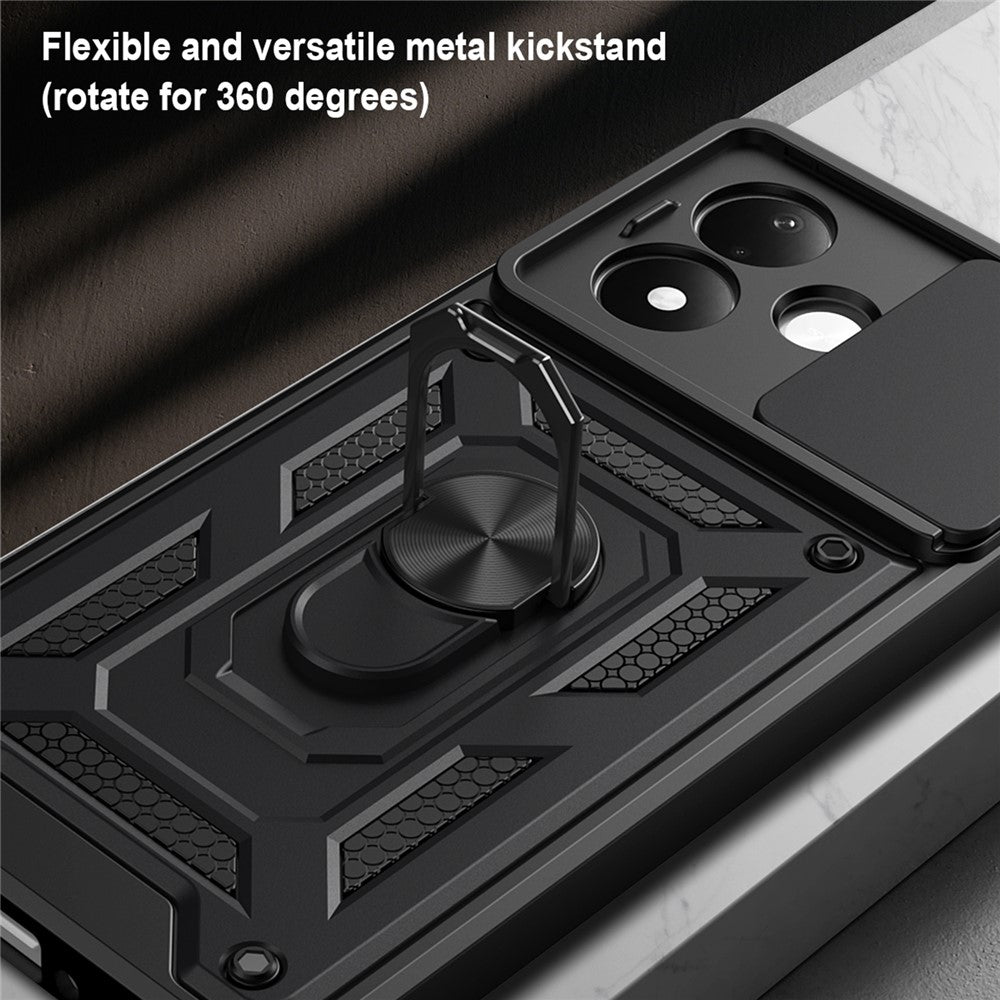 Case for Xiaomi Redmi Note 17 Pro Max, Techsuit, CamShield, Black