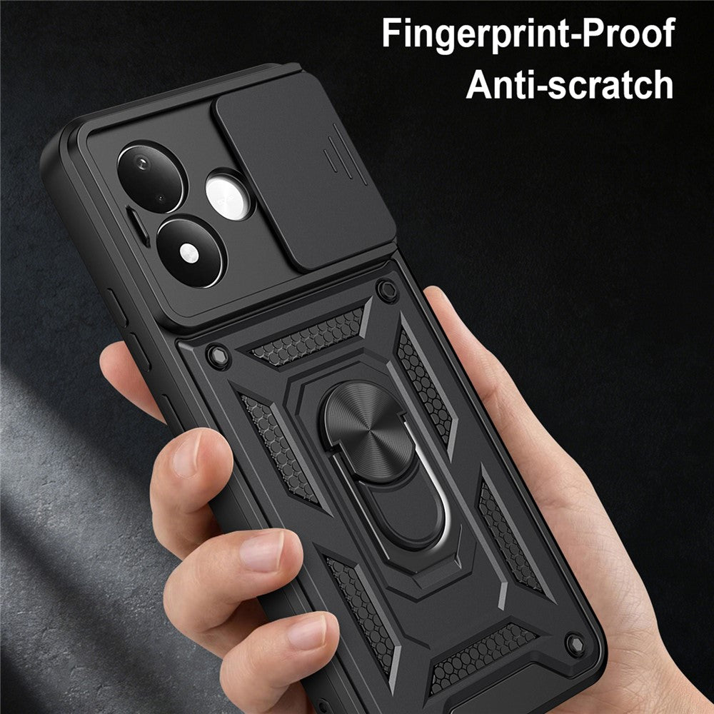 Telefoonhoesje voor Xiaomi Redmi Note 17 Pro, Techsuit, CamShield, zwart