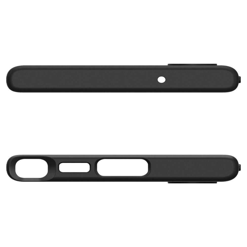 Hoes voor Samsung Galaxy S23 Ultra S918, Spigen, Liquid Air, Matzwart ACS05614