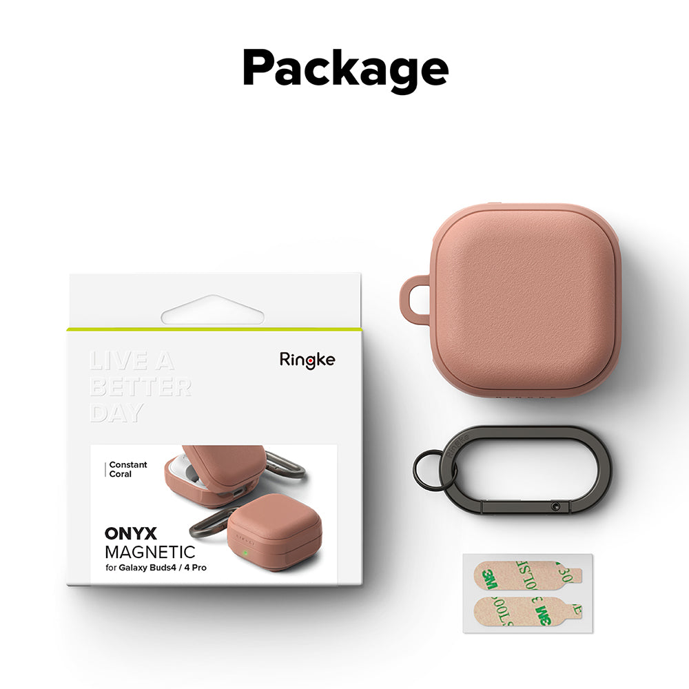 Ringke Onyx Magnetische Hoes voor Samsung Galaxy Buds4 Pro, Brons