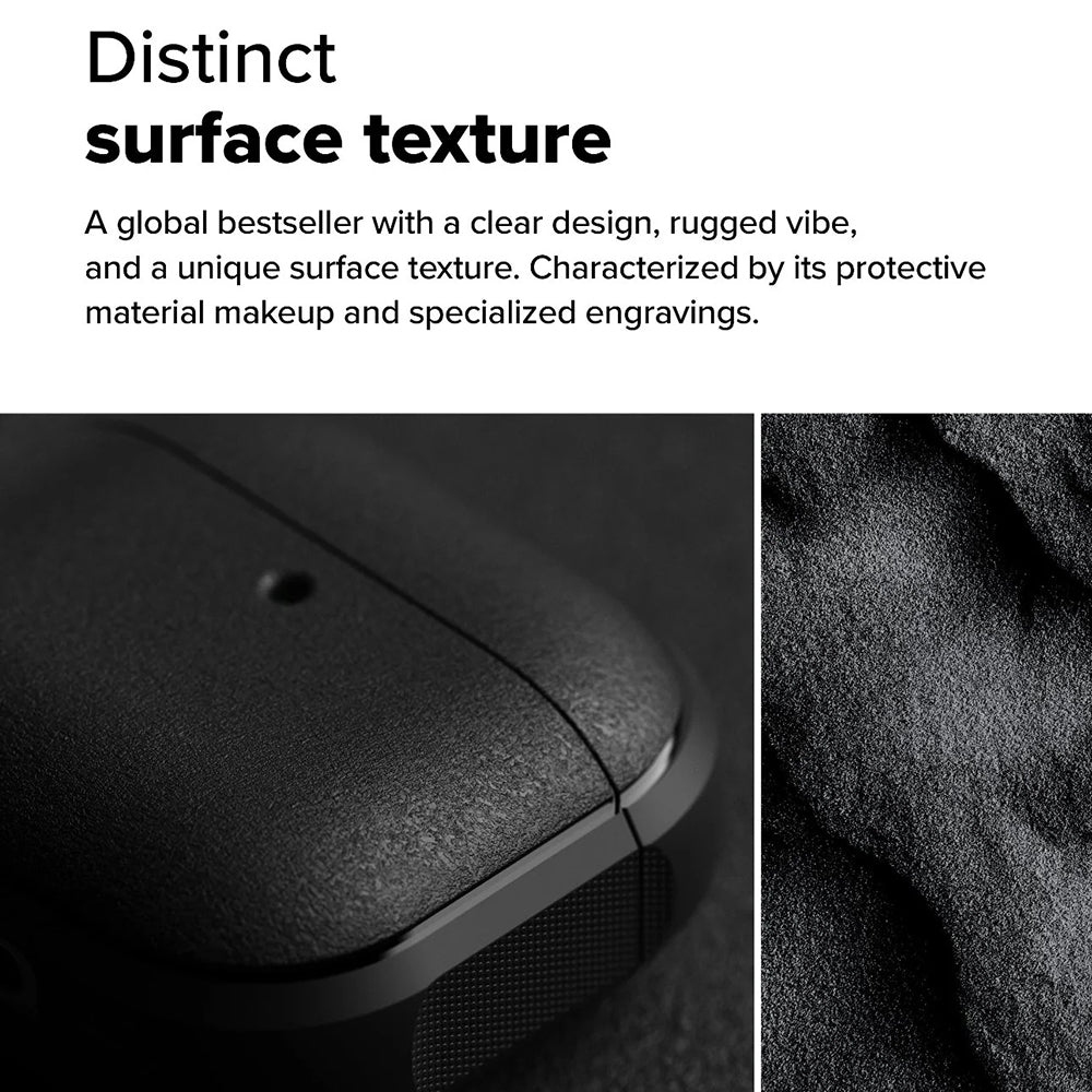Ringke Onyx Magnetic hoes voor Apple AirPods 4, Grijs