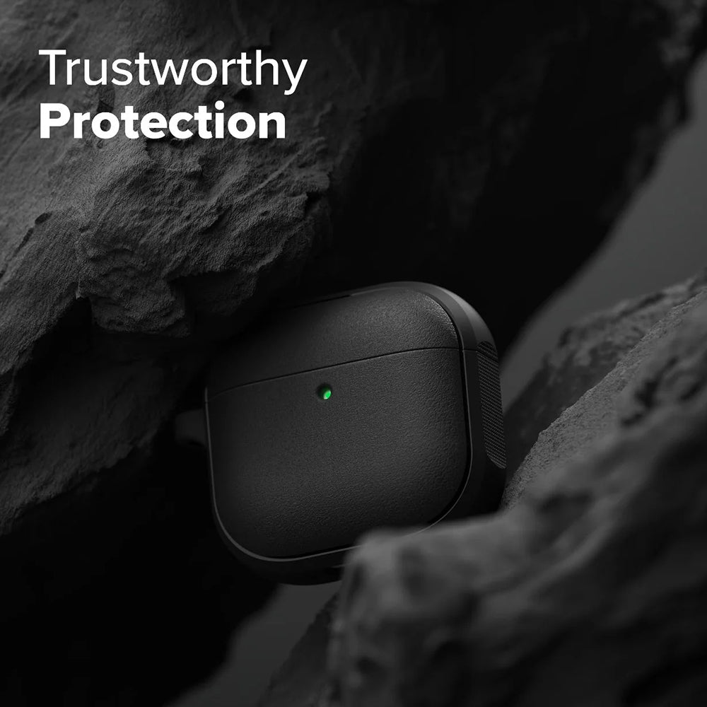 Ringke Onyx Magnetic hoes voor Apple AirPods 4, Grijs
