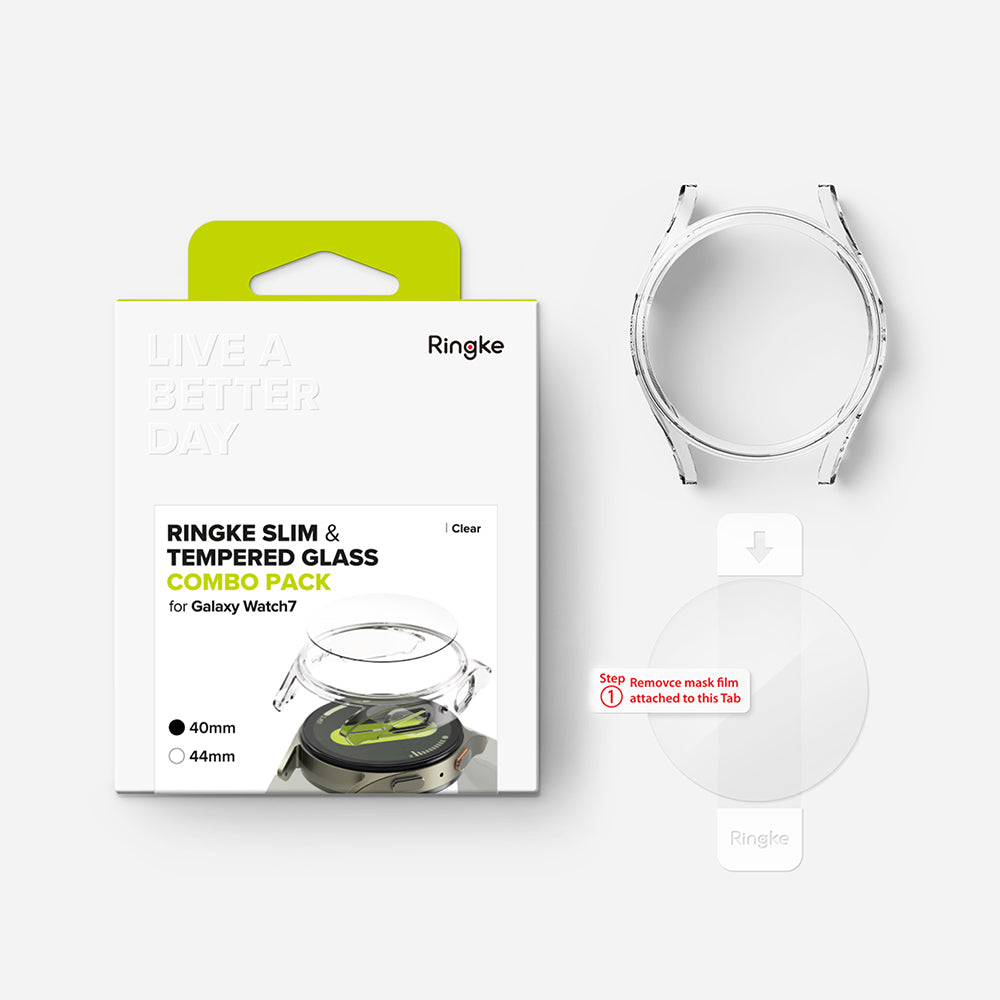 Ringke Slim hoesje voor Samsung Galaxy Watch7 40mm, Transparant