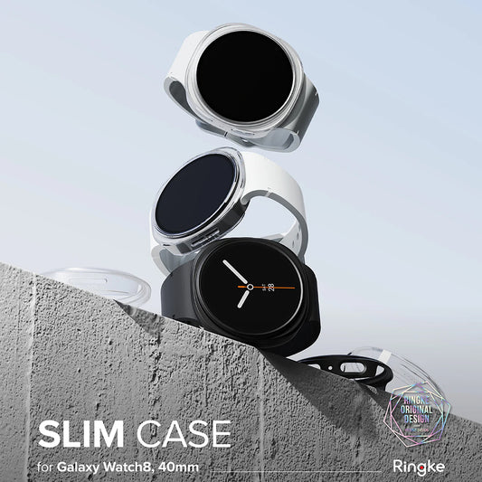 Ringke Slim hoesje voor Samsung Galaxy Watch8 40mm, Set van 2 stuks, Transparant