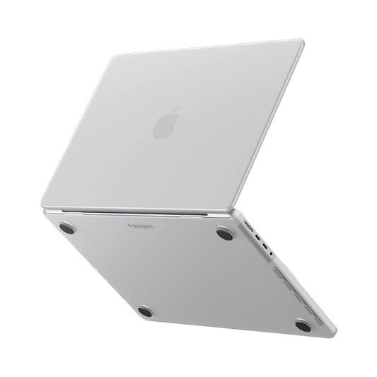 Spigen Airskin hoes voor Apple MacBook Pro 14inch (2026) / (2025) / (2023) / (2022) / (2021), Transparant Mat ACS11528