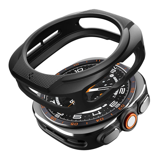 Spigen Liquid Air hoes voor Samsung Galaxy Watch Ultra2, Mat Zwart ACS11610