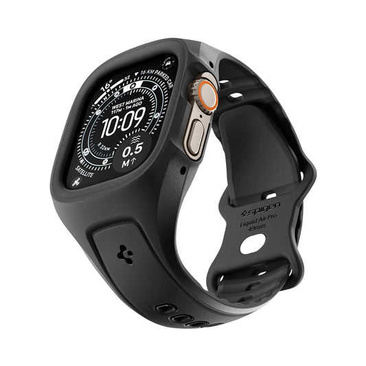 Spigen Liquid Air Pro hoes voor Apple Watch Ultra Series, Zwart ACS05463