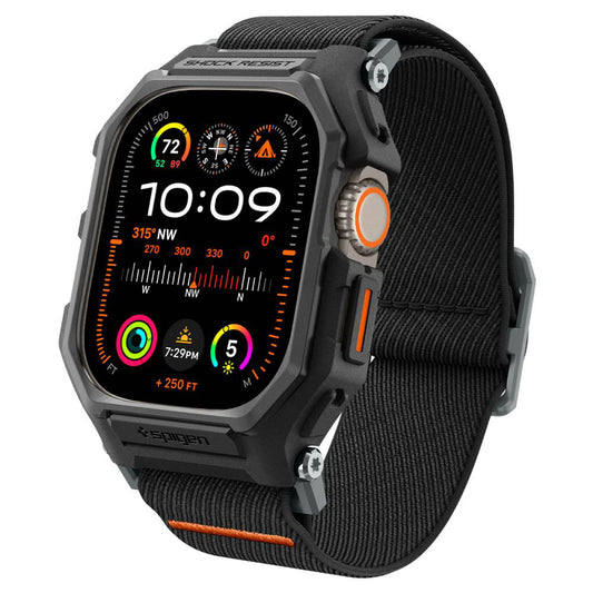 Spigen Lite Fit Pro hoes voor Apple Watch Ultra Series, Mat Zwart ACS07104