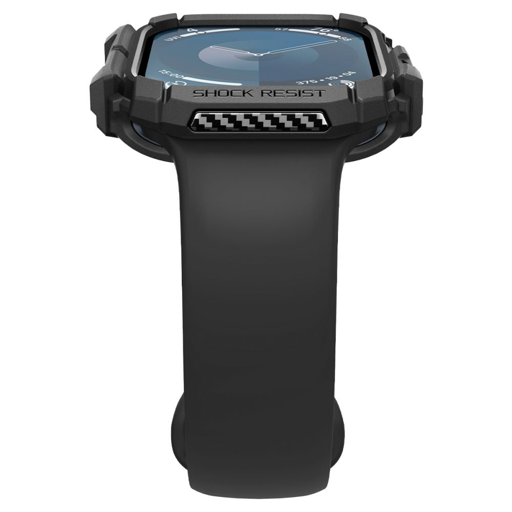 Spigen Rugged Armor hoes voor Apple Watch Series 10 / 11 42mm, Zwart ACS08585