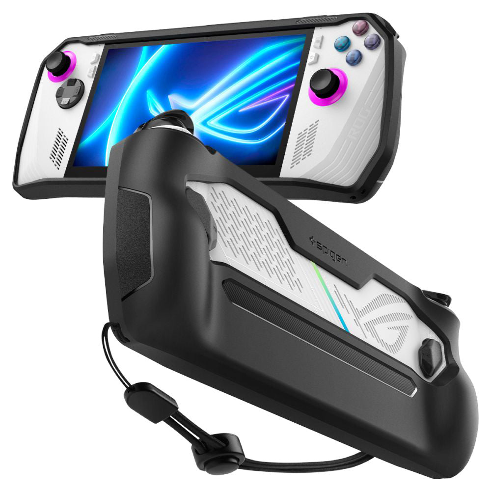 Spigen Rugged Armor hoes voor Asus ROG Ally console, Matzwart ACS06921