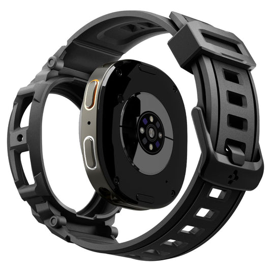 Spigen Rugged Armor Pro hoes voor Samsung Galaxy Watch8 40mm, Matzwart ACS10005