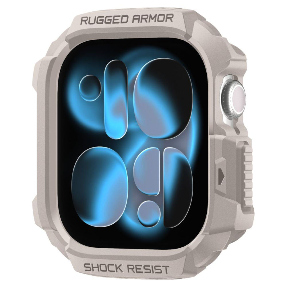 Spigen Rugged Armor V2 Case for Apple Watch Series 10 / 11 42mm, Beige
