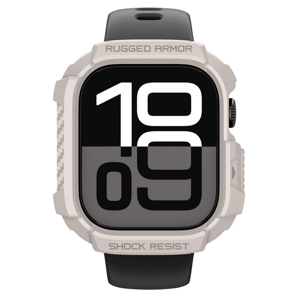 Spigen Rugged Armor V2 Case for Apple Watch Series 10 / 11 42mm, Beige
