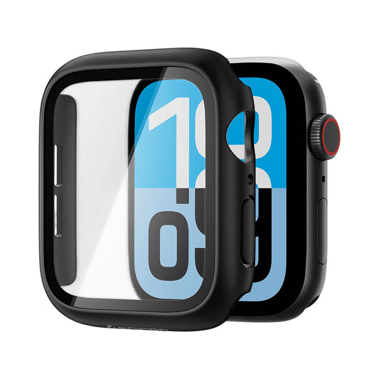 Spigen Thin Fit 360 hoesje voor Apple Watch Series 44mm, Zwart ACS11592