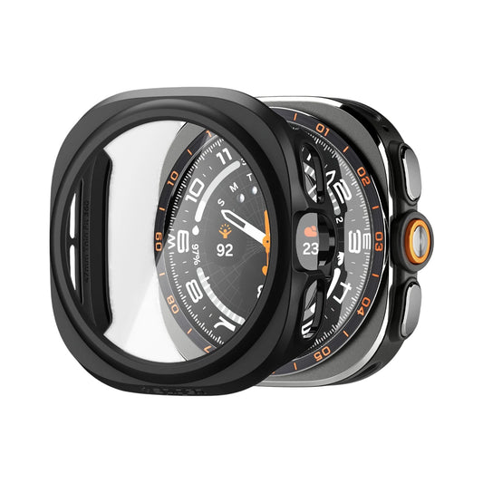 Spigen Thin Fit 360 hoes voor Samsung Galaxy Watch Ultra2, Zwart ACS11609