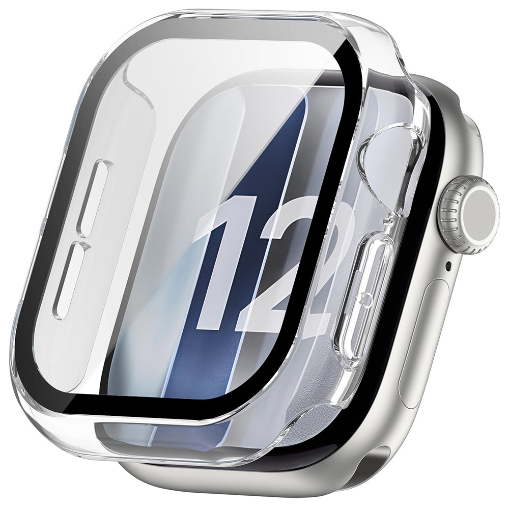 Techsuit Defense360 Pro hoes voor Apple Watch 12 46mm, Transparant