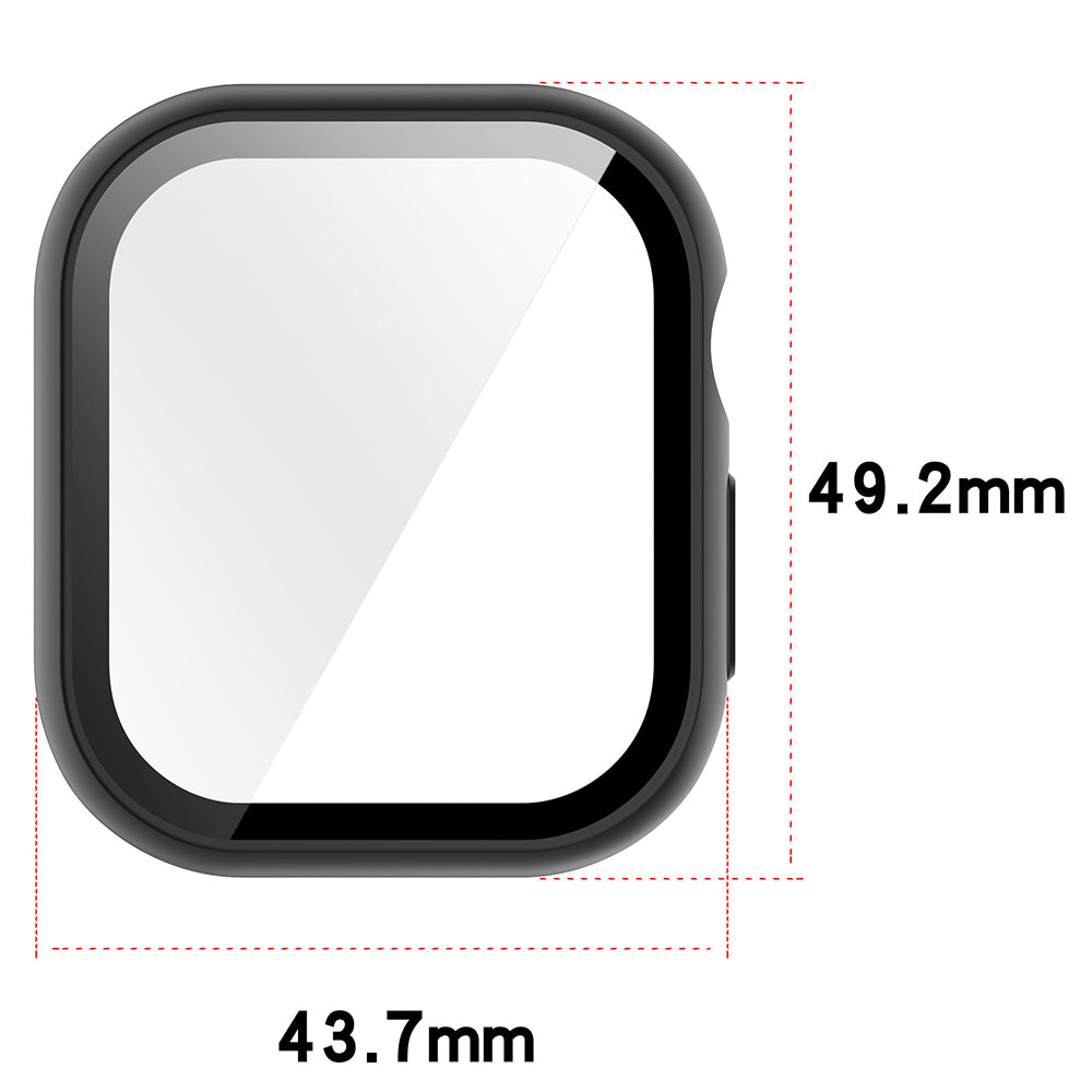 Techsuit Defense360 Pro hoes voor Apple Watch 12 46mm, Transparant