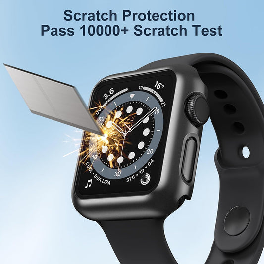 Techsuit Defense360 Pro hoes voor Apple Watch 38mm Series, Zwart