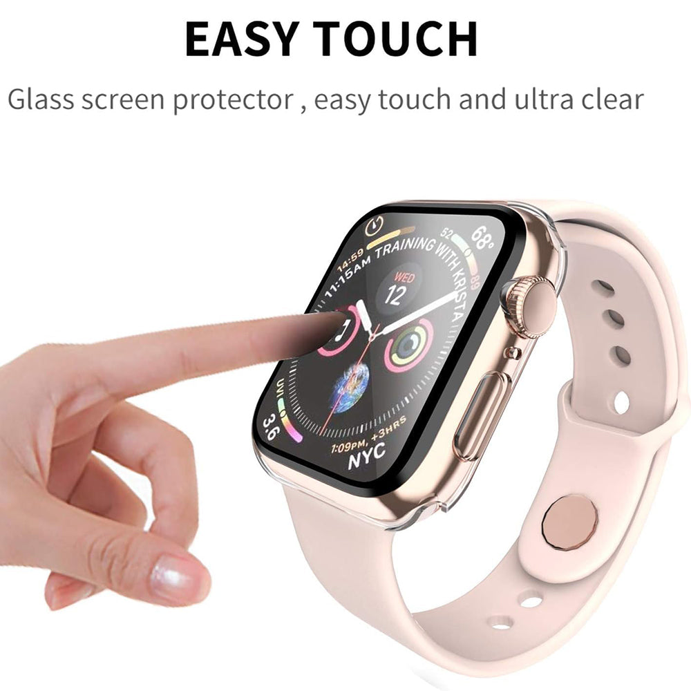 Techsuit Defense360 Pro hoes voor Apple Watch 42mm Series, Transparant