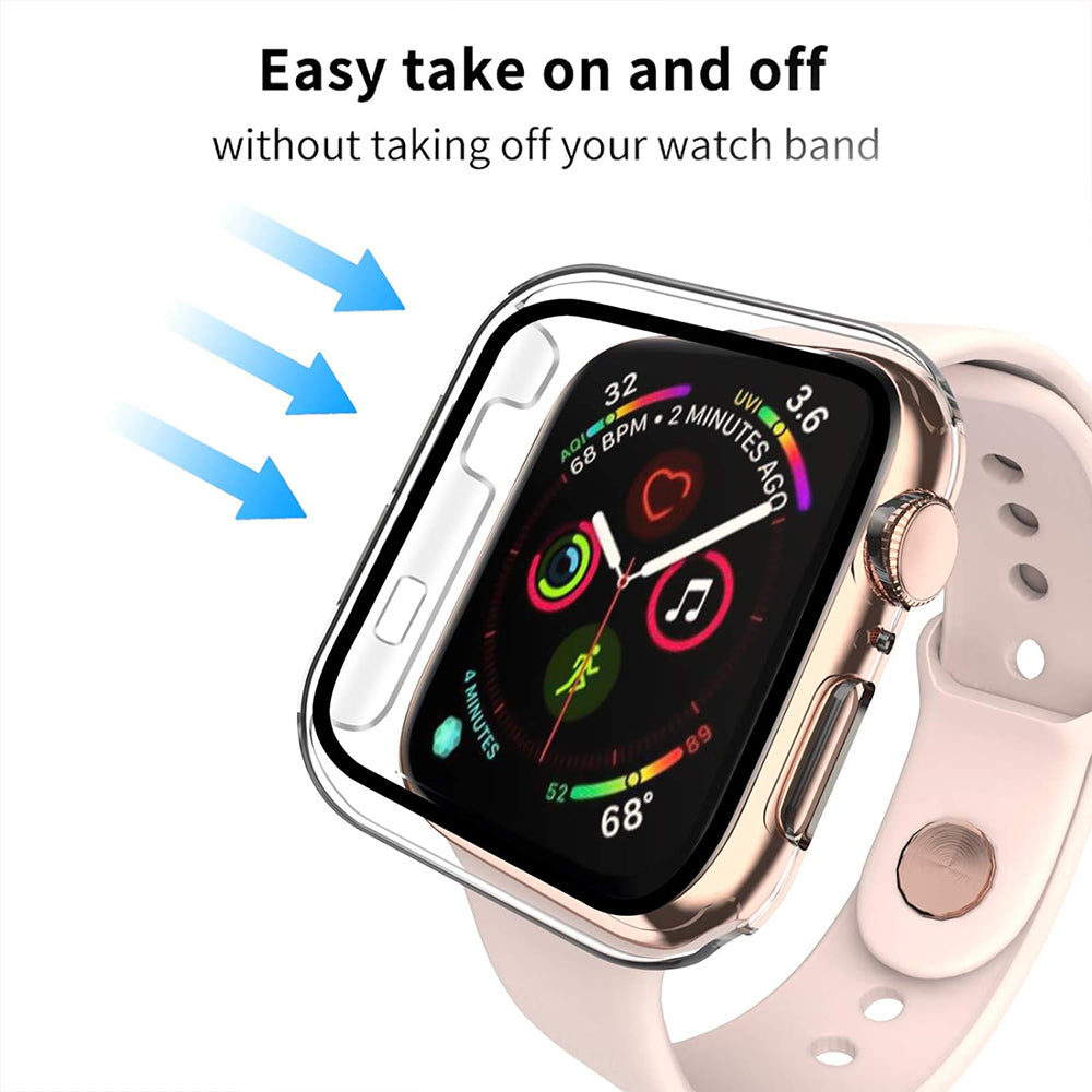 Techsuit Defense360 Pro hoes voor Apple Watch 42mm Series, Transparant