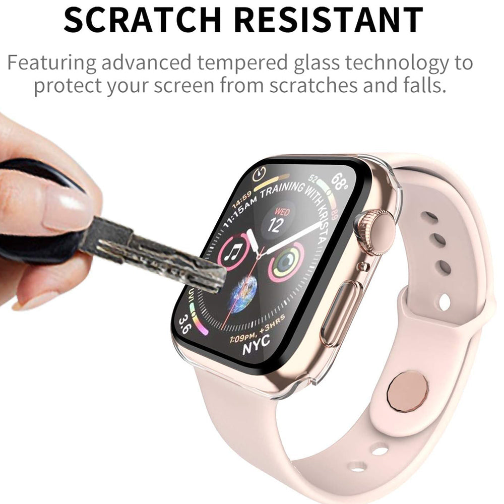 Techsuit Defense360 Pro hoes voor Apple Watch 42mm Series, Transparant