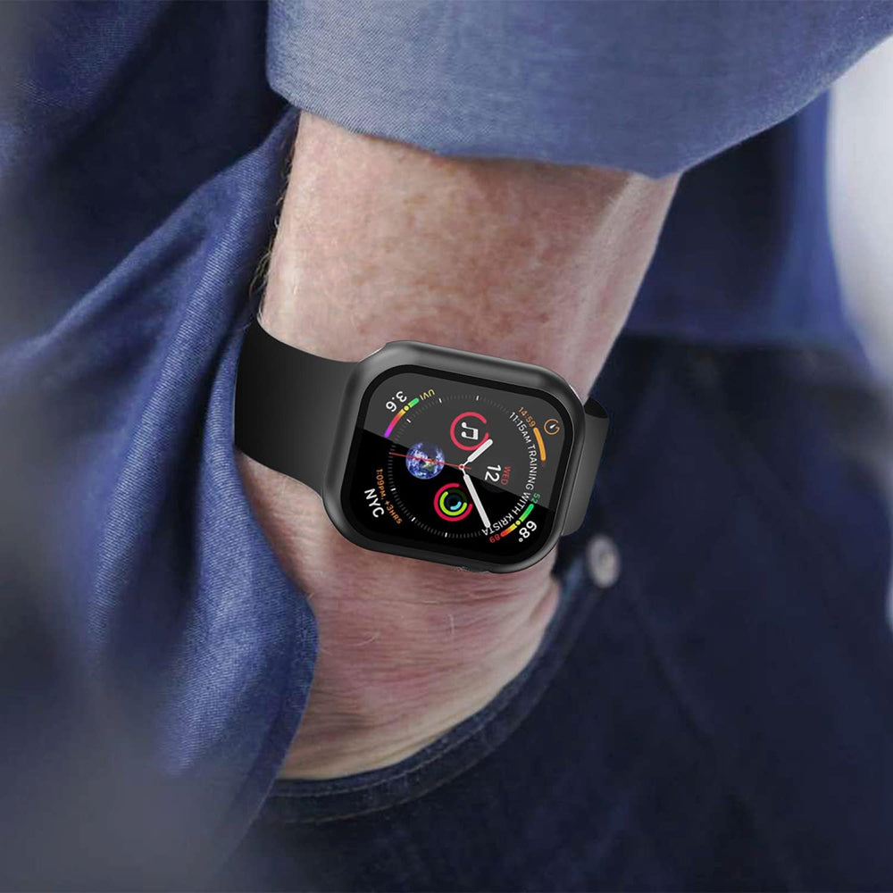 Techsuit Defense360 Pro hoes voor Apple Watch 7 45mm Series, Zwart
