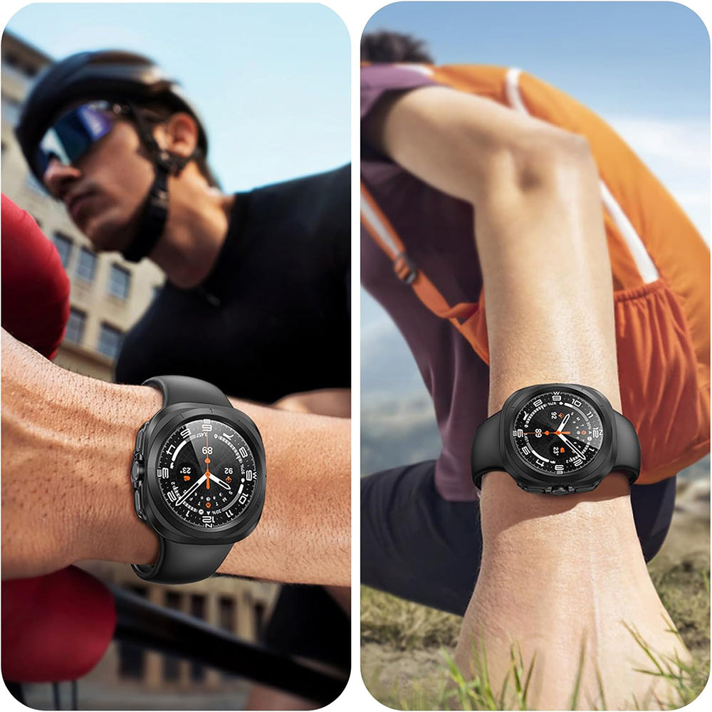 Techsuit Defense360 Pro hoes voor Samsung Galaxy Watch Ultra, Zwart