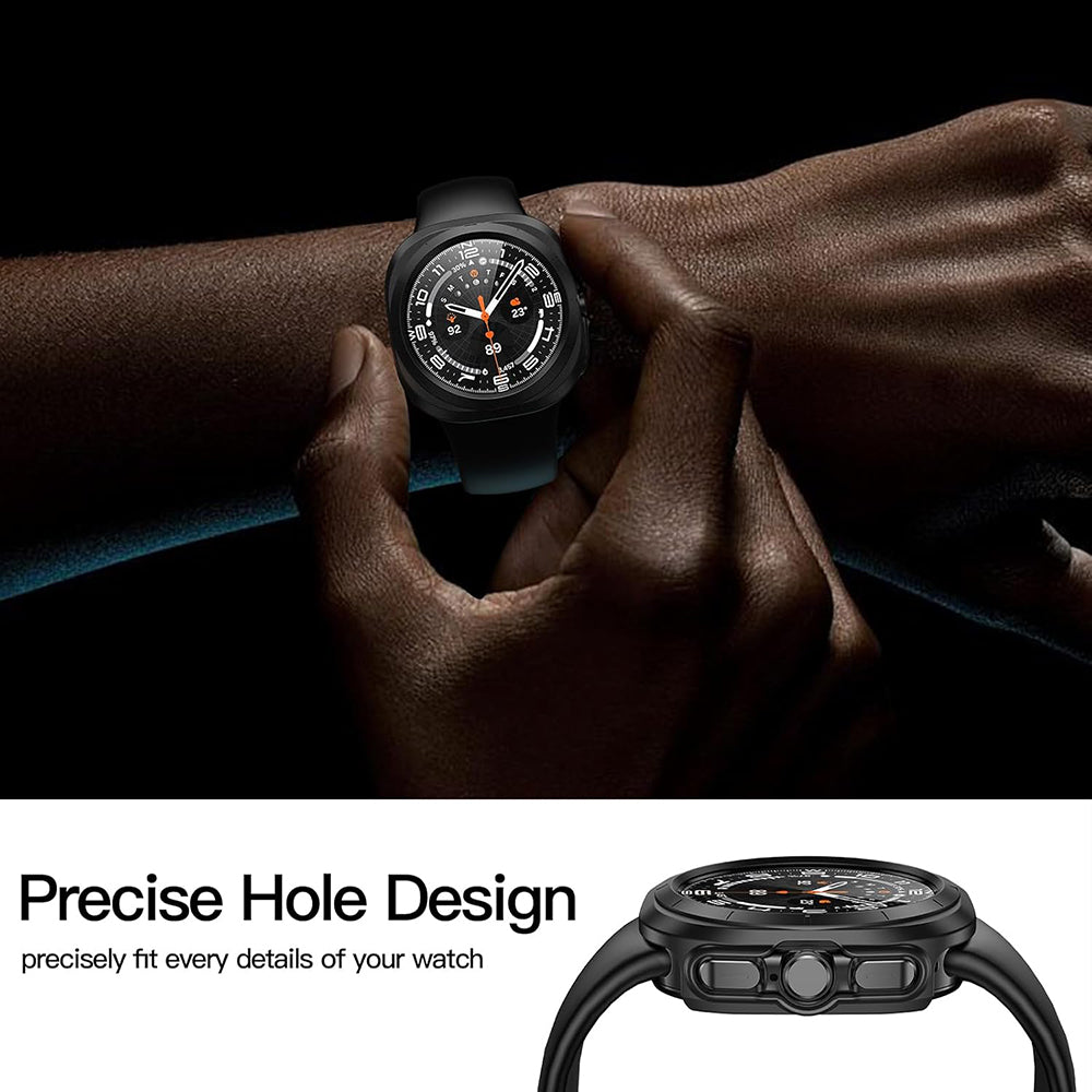 Techsuit Defense360 Pro hoes voor Samsung Galaxy Watch Ultra, Zwart