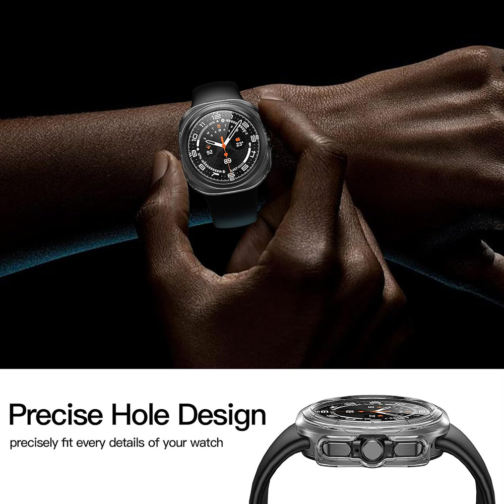 Techsuit Defense360 Pro hoes voor Samsung Galaxy Watch Ultra, Transparant