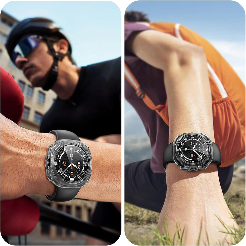 Techsuit Defense360 Pro hoes voor Samsung Galaxy Watch Ultra, Transparant