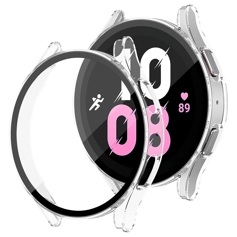 Techsuit Defense360 Pro hoesje voor Samsung Galaxy Watch5 / Watch4 44mm Series, Transparant