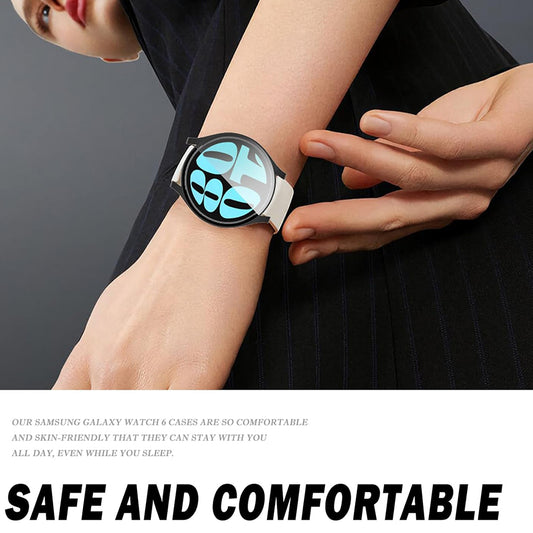 Techsuit Defense360 Pro hoes voor Samsung Galaxy Watch6 40mm, Zwart