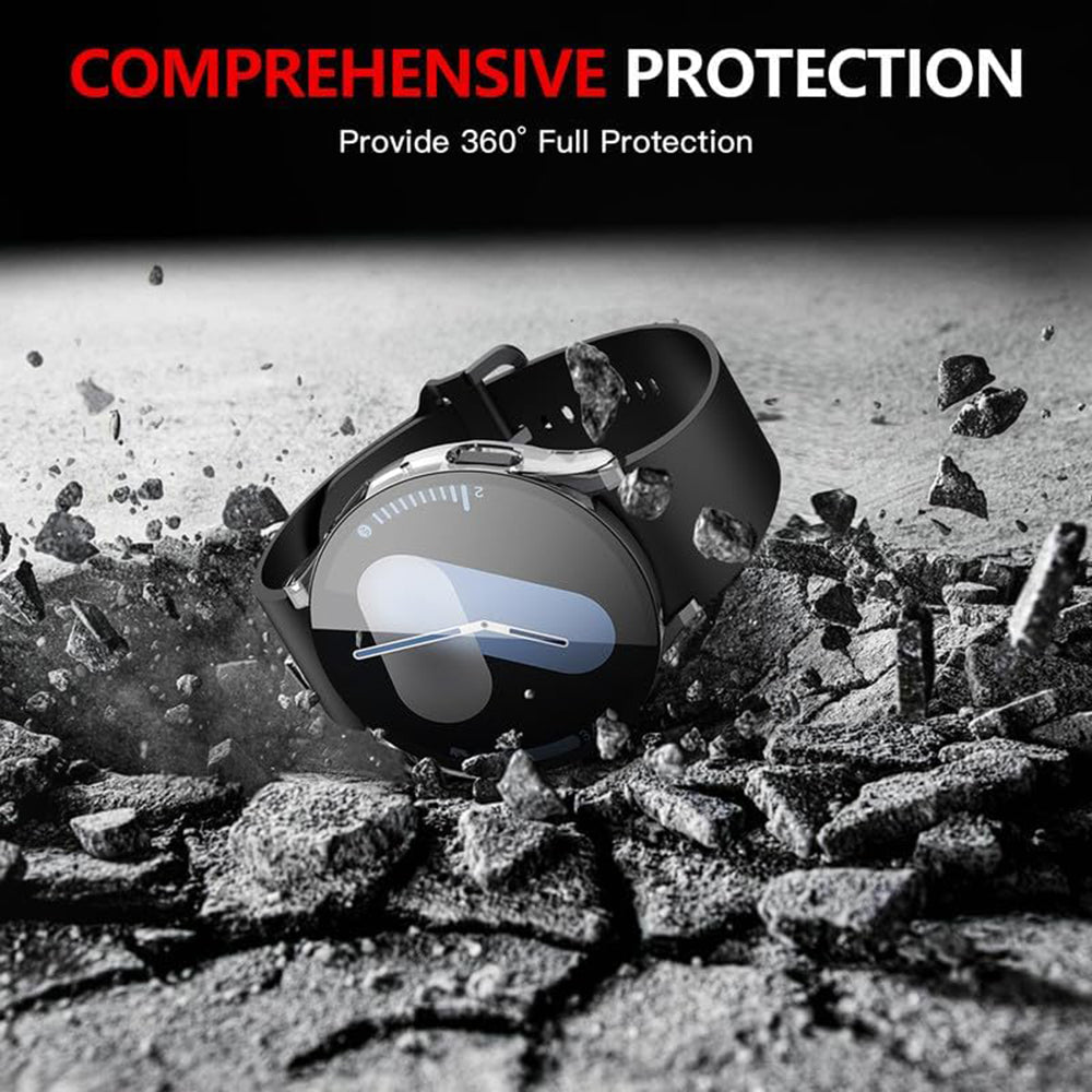 Techsuit Defense360 Pro hoes voor Samsung Galaxy Watch7 44mm, Transparant
