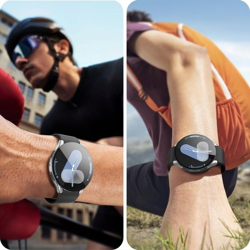 Techsuit Defense360 Pro hoes voor Samsung Galaxy Watch7 44mm, Transparant
