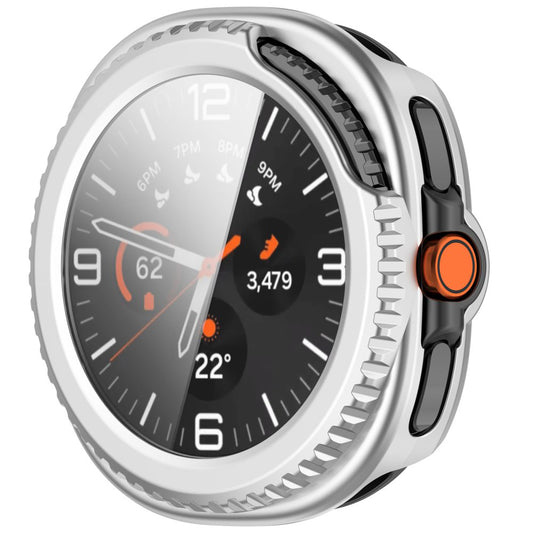Techsuit Defense360 Pro hoes voor Samsung Galaxy Watch8 Classic, Zilver