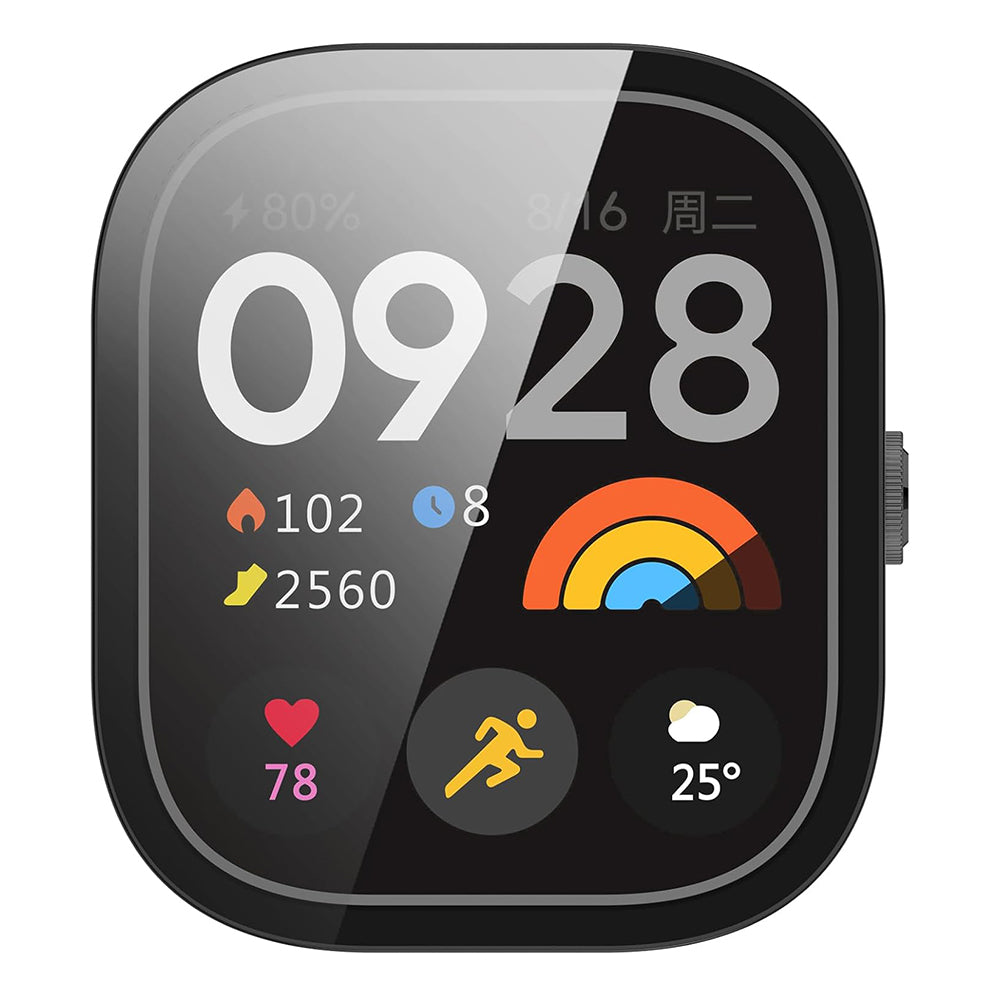 Techsuit Defense360 Pro Case for Xiaomi Redmi Watch 4, Transparent