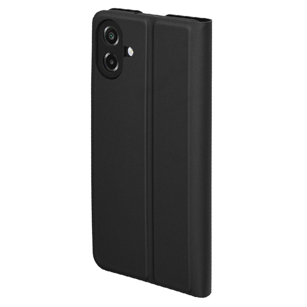 Hoes voor Samsung Galaxy A07 4G A075, Techsuit, Magskin Book, Zwart