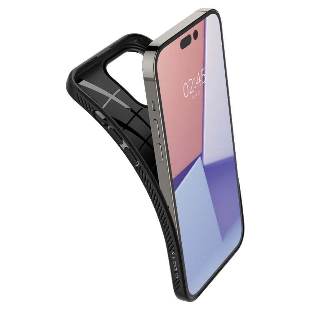 Case for Apple iPhone 14 Pro, Spigen, Liquid Air, Matte Black